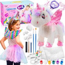 Unicorns Toys for Girls Age 4-6 - Includes Multifunctional Unicorn Gifts, Painti