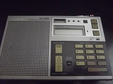 Vintage Sony ICF-2002 FM/LW/MW/SW PLL Shortwave SSB Radio, Tested working.