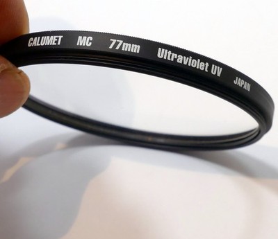 Calumet MC UV ultraviolet light 77mm Lens Filter made in Japan