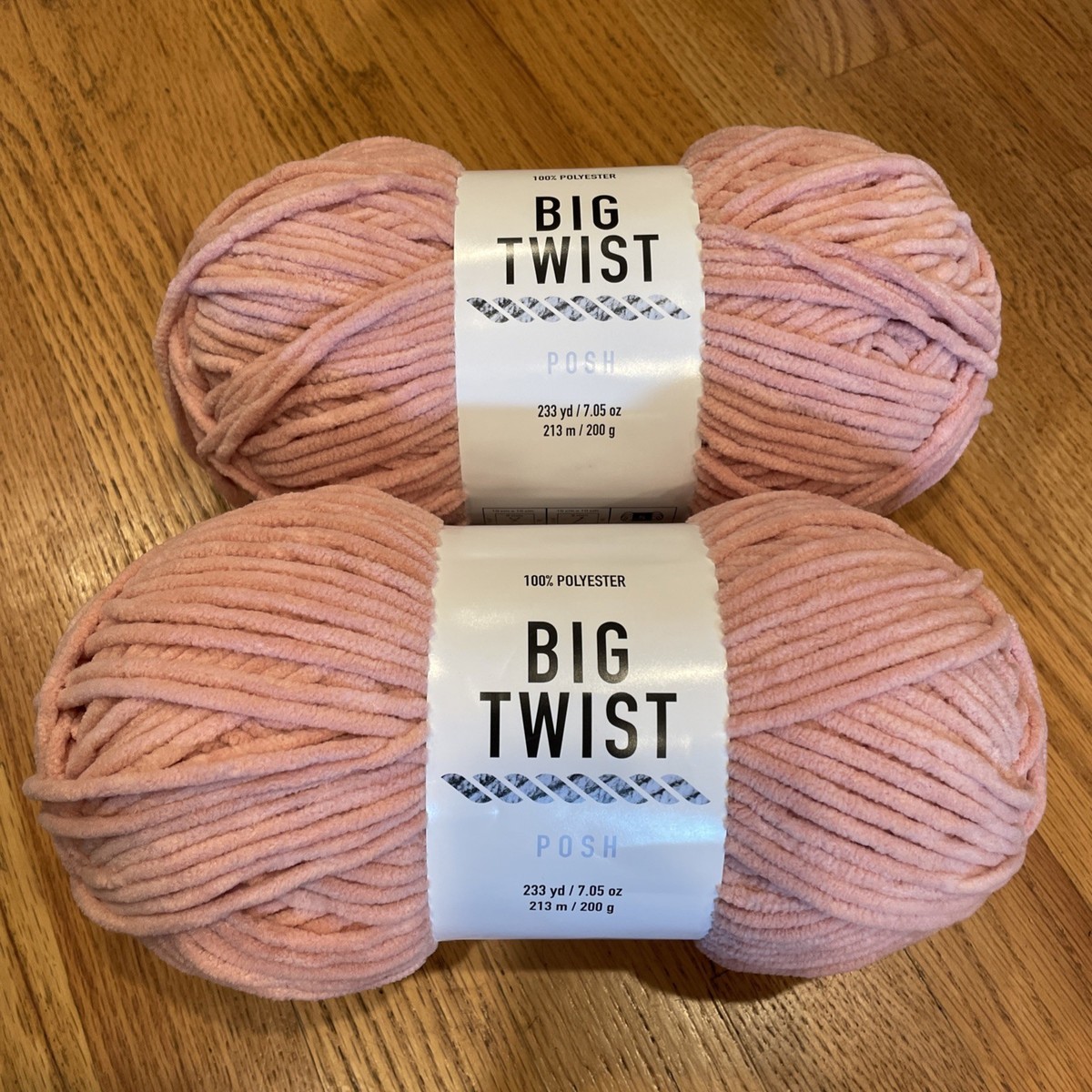 2~Big Twist Posh ~Rosehip ~ lot # JF24-018 ~ 5 bulky