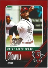 WYATT CROWELL 2025 Choice Great Lakes Loons #NNO Florida State Dodgers 🔥