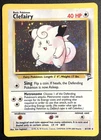 Pokemon Clefairy 6/130 Base Set 2 - Holo Unlimited Rare Holographic WOTC TCG
