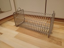 CD Halter Rack Ständer silbf. Metall für 20 CDs