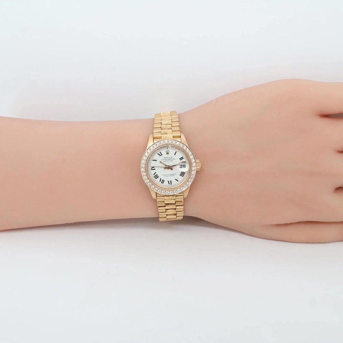 1980s Rolex 6927 Datejust 26mm 18K Gold President Custom  display picture 1