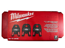 Milwaukee 49-16-2696 1/2" to 1" Pipe Black Iron Press Jaw Kit