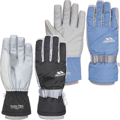 Trespass Adults Vizza II Outdoor Warm Waterproof Skiing Snowboarding Gloves