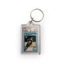 WAYNE GRETZKY 1979 O-Pee-Chee ROOKIE Card #18 - Mix N Match 2/$25 Slab Keychains. rookie card picture