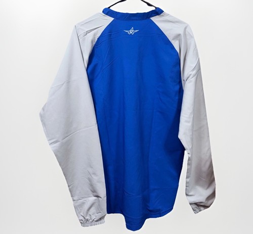 Alleson Athletic Adult Field Batters Jacket Royal & Grey Size Small - Picture 2 of 3