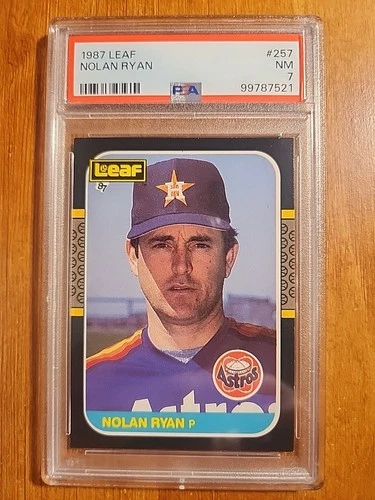 1987 Leaf Donruss Nolan Ryan #257 PSA 7 NM