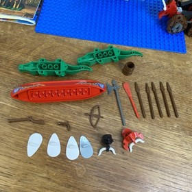 Vintage LEGO Islanders Lot 6264 6246 6032 Incomplete w/ Instructions 1994