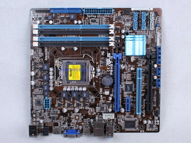 ASUS P8H67-M Socket 1155/H2 Motherboard Intel H67 DDR3 uATX HDMI VGA SATA3.0 - Image 3 of 4