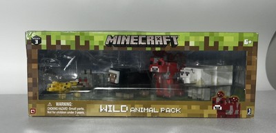 Mojang Minecraft Wild Animal Pack 3 Polar Mooshroom Black Sheep Wolf Ocelot Bat