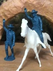 Marx 7th Calvary Little Bighorn Original Vintage Custer W/Custer Conv. On Horse