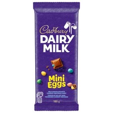 Cadbury DAIRY MILK Milk Chocolate Bar with MINI EGGS 180 g