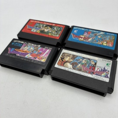 NES Famicom Dragon Quest 1 2 3 4 Set Dragon Warrior Enix getestet Japan