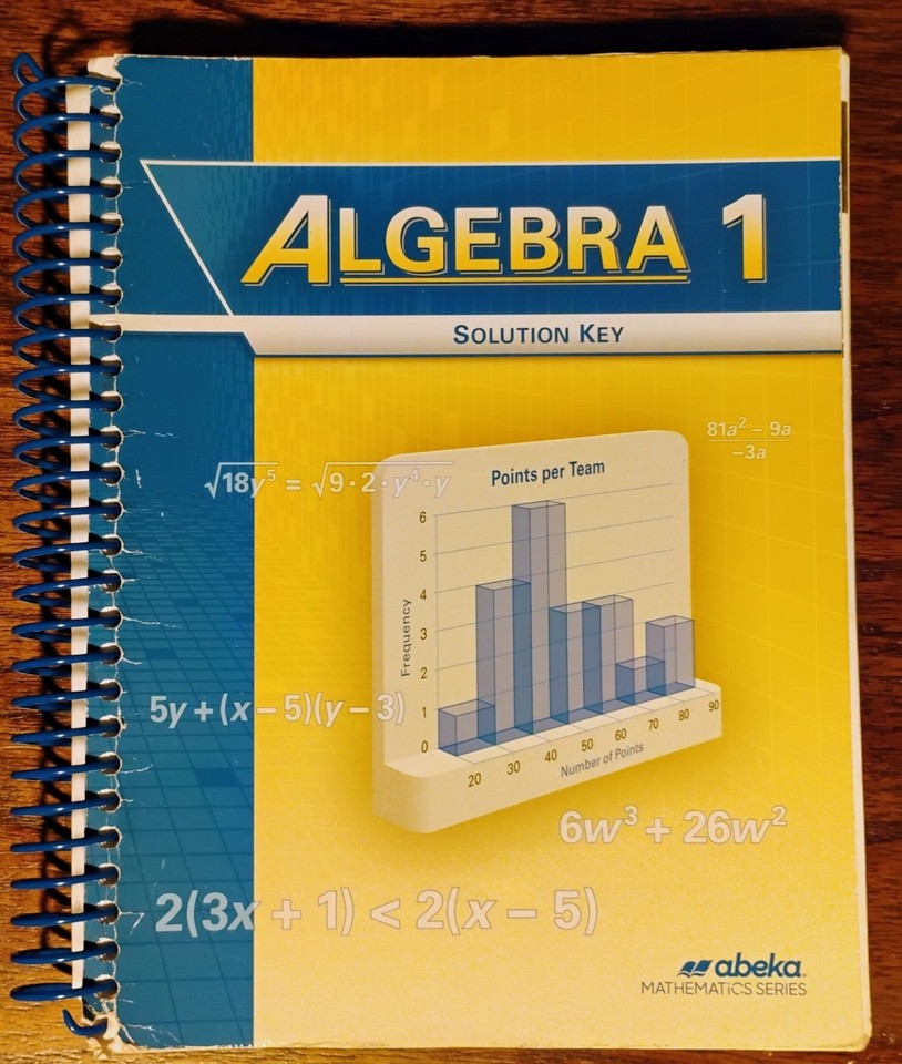 Abeka 9th grade curriculum lot english algebra science and