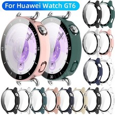 Tempered Glass Cover For Huawei Watch GT6 41/46mm 6 Pro 46mm PC Protector Case