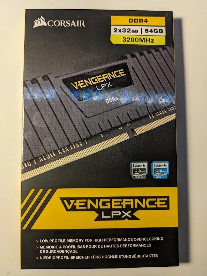 Corsair DDR4 SDRAM 64 GB Total Capacity Memory (RAM) for sale - eBay