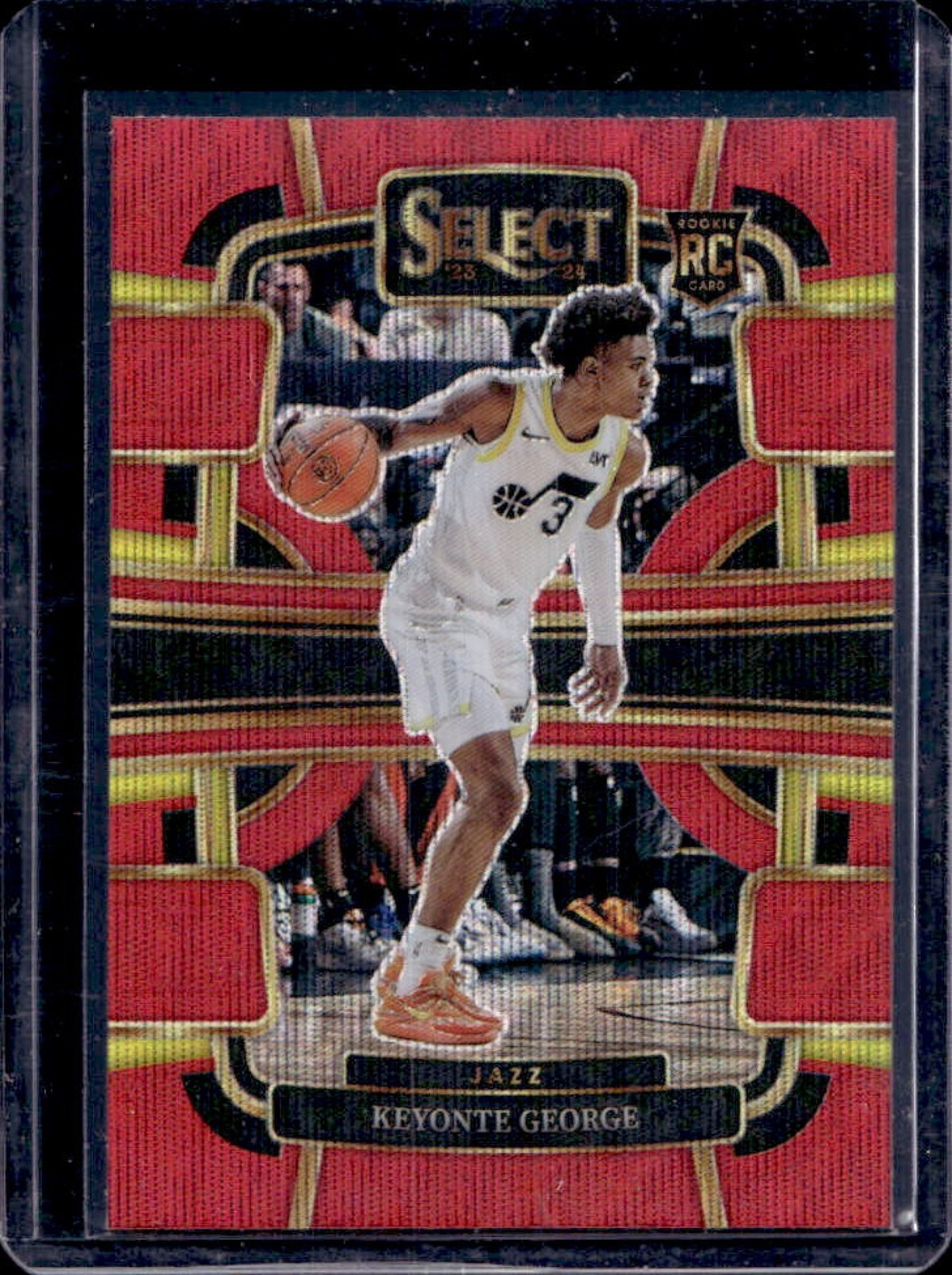 2023-24 Select Keyonte George RC Red Wave Prizms Concourse #75 Jazz