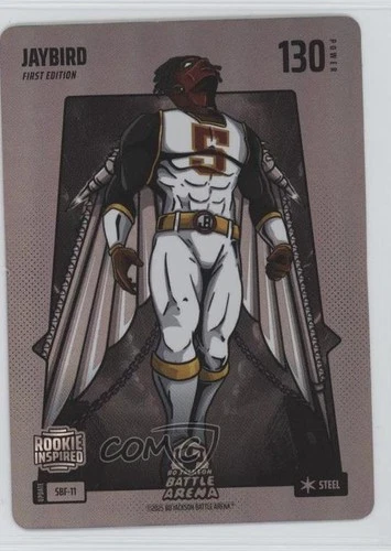 2025 Bo Jackson Battle Arena TCG Alpha Update Silver Battlefoil Jaybird #SBF-11
