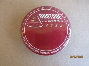 HTF Vintage Duotone Company Record Brush Duster - Phila. Badge Co. Made in USA