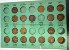 1909-1958 Lincoln Wheat Cent Penny 2pc Partial Album 132 Coin Set #1