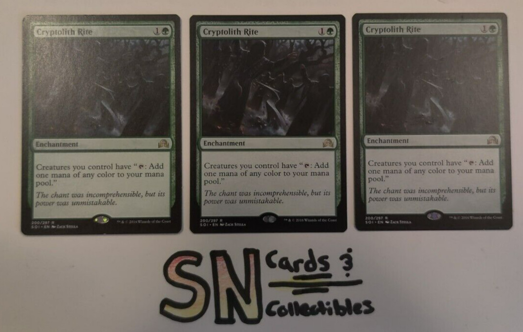 3x Cryptolith Rite! Free Shipping! See pictures