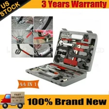 44Pcs/set Complete Bike Bicycle Repair Tools Tool Kit Set Home Mechanic Cycling