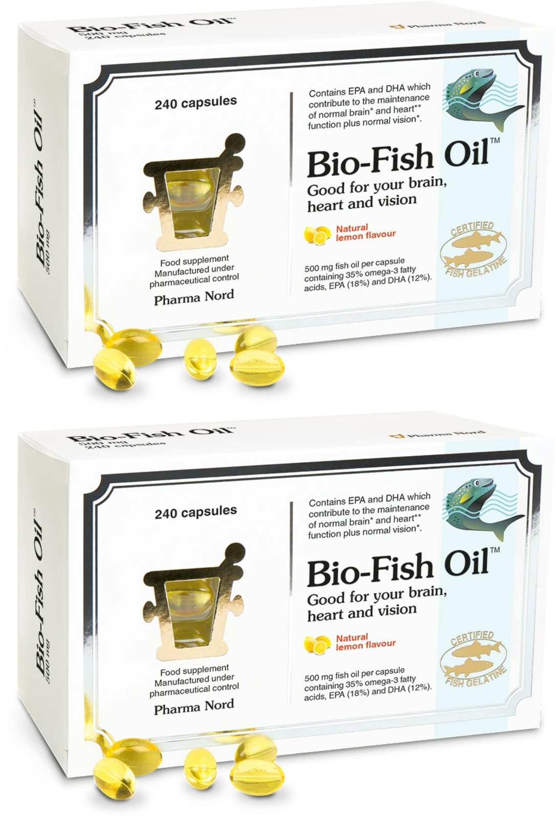 Pharma Nord Bio-Fish Oil 500mg - 240 Capsules - Image 6