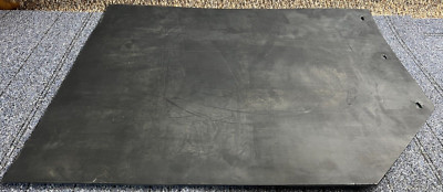 2 PACK Mud Flap 24 inch x 30 Inch, Black, Cut Corner, 3 Holes on Shortest Edge