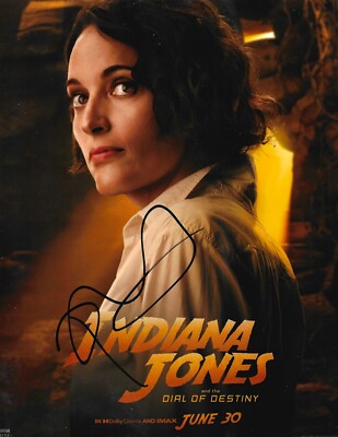 Phoebe Waller-Bridge Signed Indiana Jones 10x8 Photo 