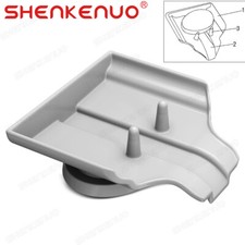 1pcs Bathroom Soap Box Sink Clear Shape Drain Soap Holder Sponge Dish Storage