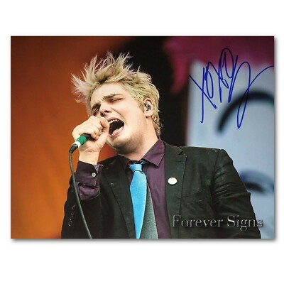 Gerard Way of My Chemical Romance signed autographed 8x10 photo