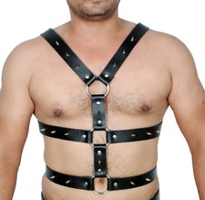 MANS GENUINE LEATHER BODY HARNESS