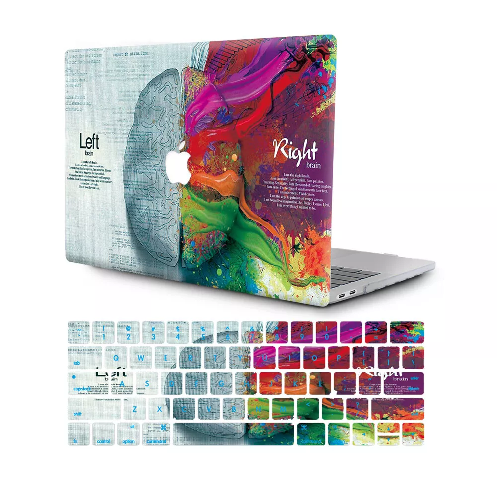 Left Right Brain Ultra Slim Hard Case for MacBook Pro Air 11