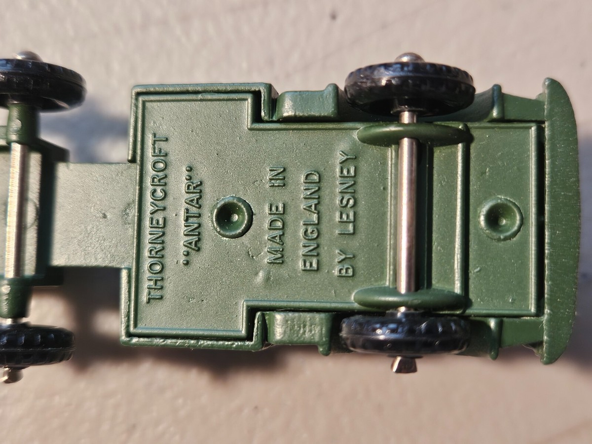 レスニー マッチボックス メジャー パック M3a ソーニクロフト アンター 1960s Vintage Lesney Matchbox Major Pack M3a Thornycroft
