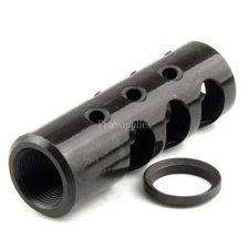 6.5 Creedmoor Competition Muzzle Brake 5/8x24 TPI Thread + Crush Washer