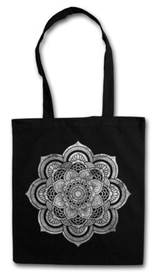 FLOWER MANDALA II STOFFTASCHE Yantra Buddhismus Hinduismus Hindu Buddha