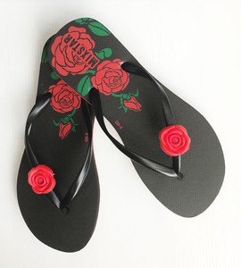 red flip flops ladies