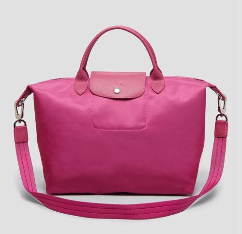 NWT Longchamp NEO Medium Nylon Crossbody Bag Travel 1515578 Multi Colors AUTHNTC - Picture 3 of 87