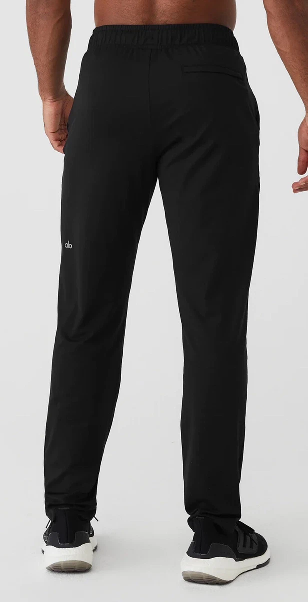 Alo Yoga Men's Conquer Pulse Pant Active Sweatpants Black Size