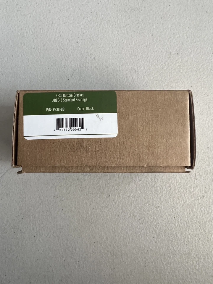 NEW Wheels Manufacturing PressFit 30 Bottom Bracket ABEC-3 Bearings BLK Cups - Image 2 of 2