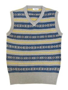 grey sleeveless knit