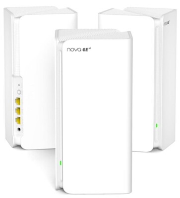 Tenda Nova Mesh Wi-Fi 6E AXE5700 (MX21 Pro) Tri-Band Mesh Cover bis 7.300ft²