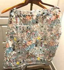 Brand New “In2 By Incashmere” Women's Poncho In Summer Coctail Color Sz L/XL