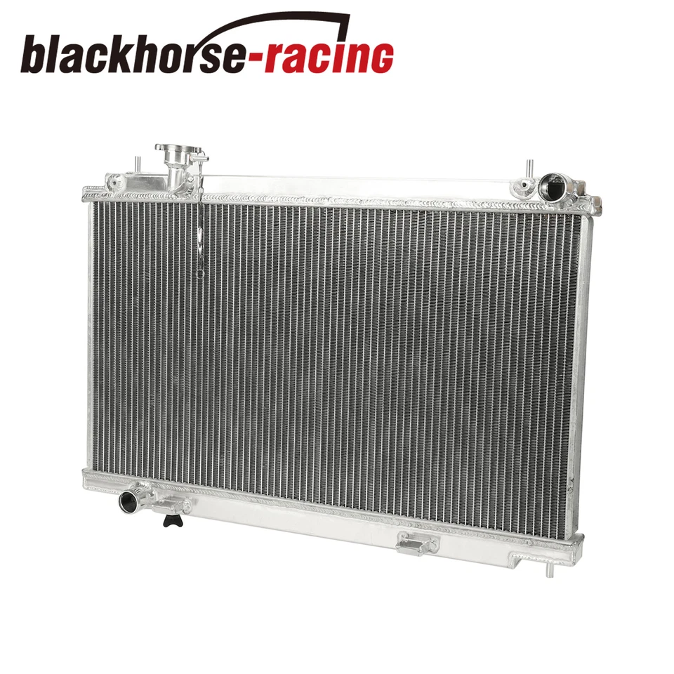 Aluminum Peformance 2 Row Radiator For 2003-2006 Nissan 350Z Fairlady Z33 3.5 MT - Image 2 of 4