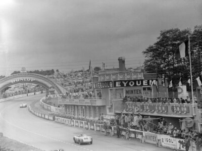 Johnny Claes Pierre Stasse Porsche 550 4 1500 RS Spyder 1954 Racing Old Photo 4