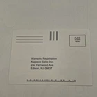 Vintage SEGA Genesis Classics MAJESCO Game Warranty Registration Card Insert