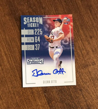 Glenn Otto 2016 Contenders Season Ticket Auto CNT-GO USA Texas Rangers