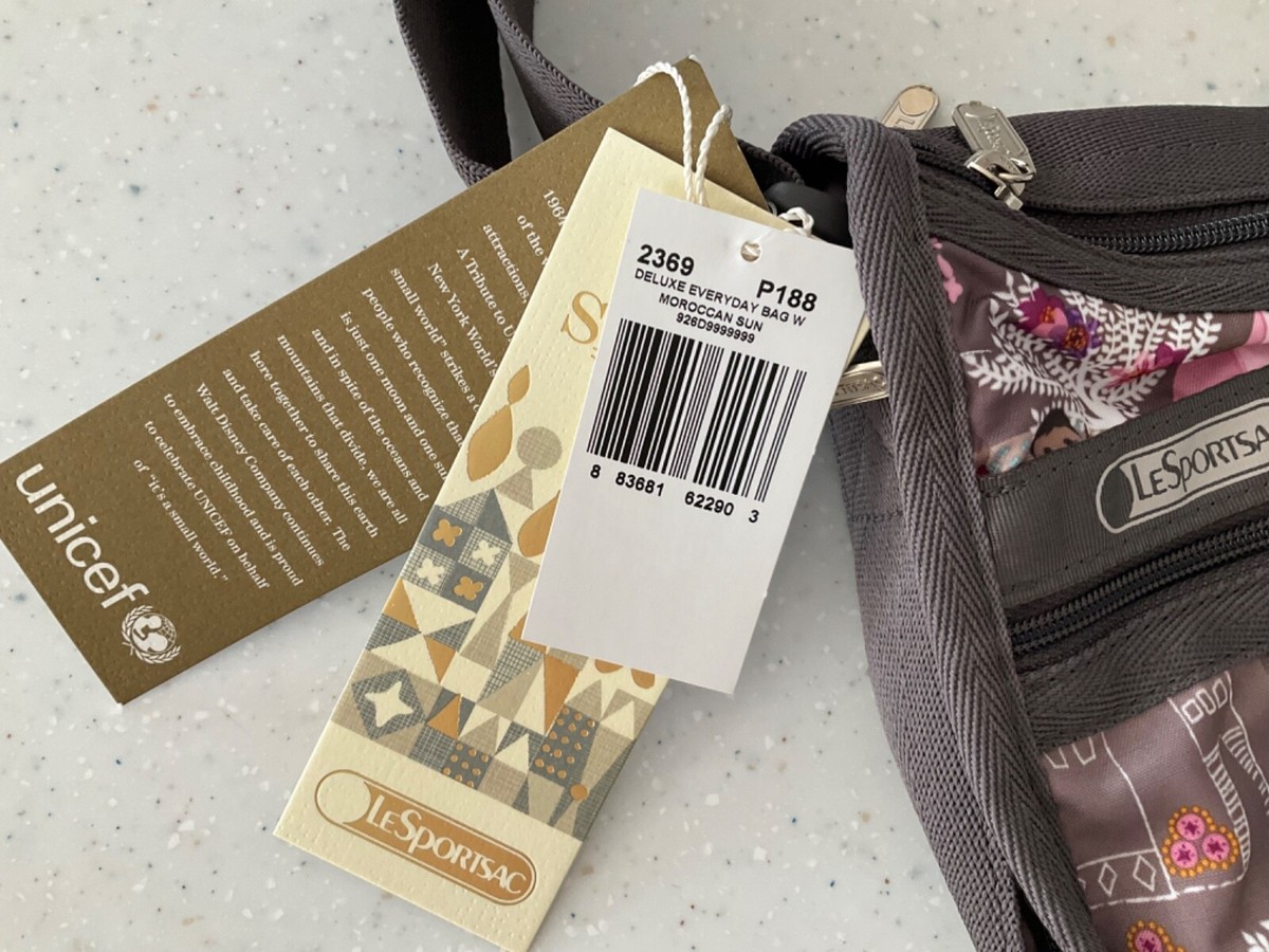 LeSportsac Disney Small World Moroccan Sun Everyday Deluxe 